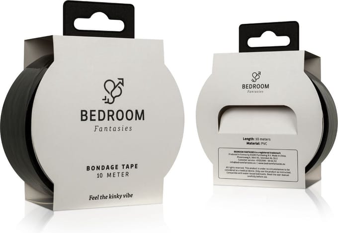 Bondage Tape 20m - Zwart