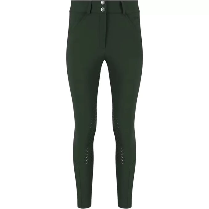 Kentucky Horsewear - Miami women breeches full grip donkergroen size 38