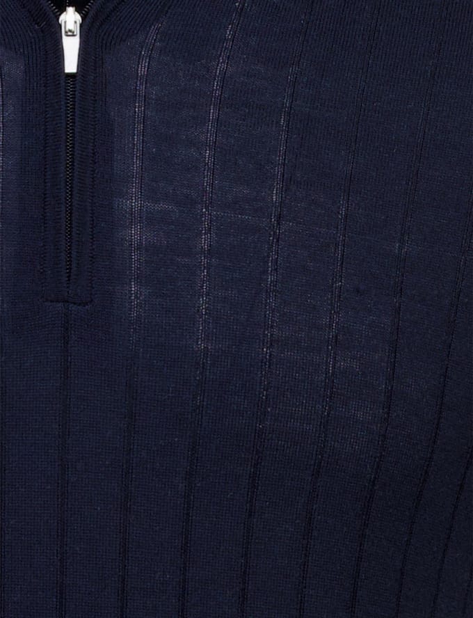 Born With Appetite poloshirt korte mouw donkerblauw