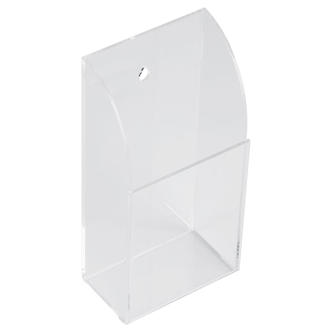Acryl Airconditioner Afstandsbediening Houder Case Opbergdoos Wandmontage 1 Case white