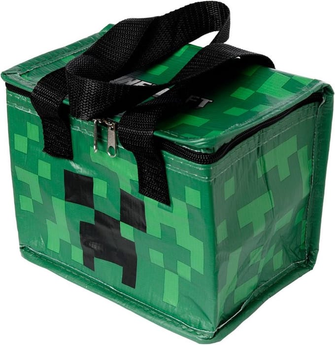 Minecraft Creeper RPET Duurzame Koeltas Lunchtas