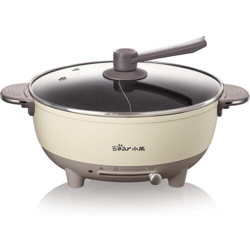 Bear elektrische hotpot DHG-B60R6, dubbele pan, 6 L, 1500 W, 0-210°C