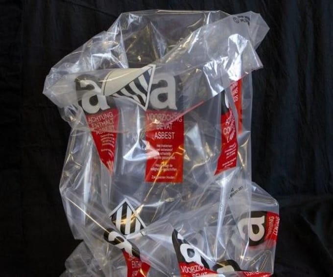 Afvalzak asbest 80x120 micron