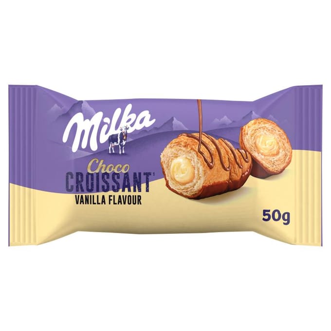 Milka Choco Croissant Croissant feuilleté à la garniture saveur vanille 50 g