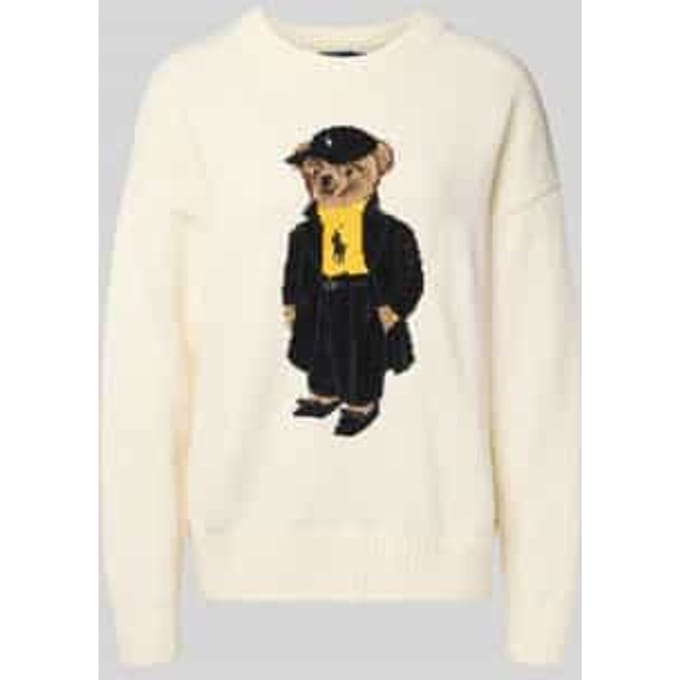 Gebreide pullover met ronde hals