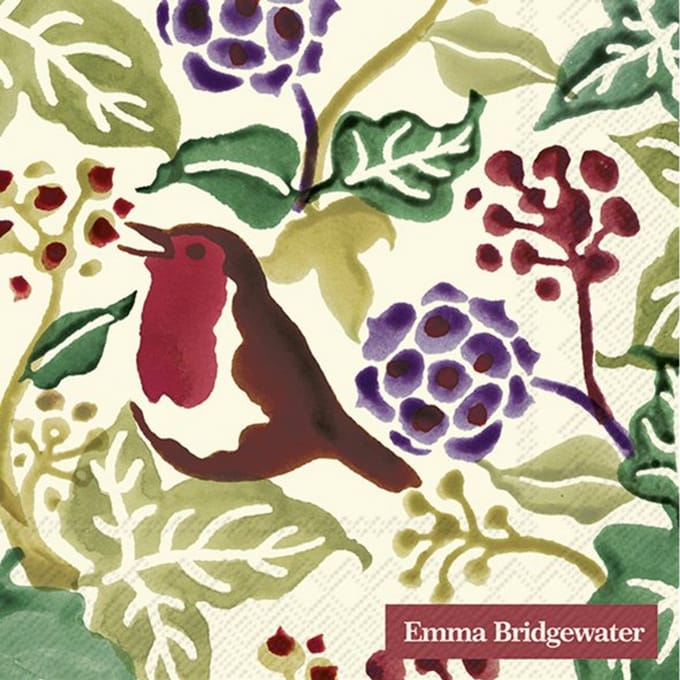 40 Servetten Kerst - Christmas Ivy - Emma Bridgewater