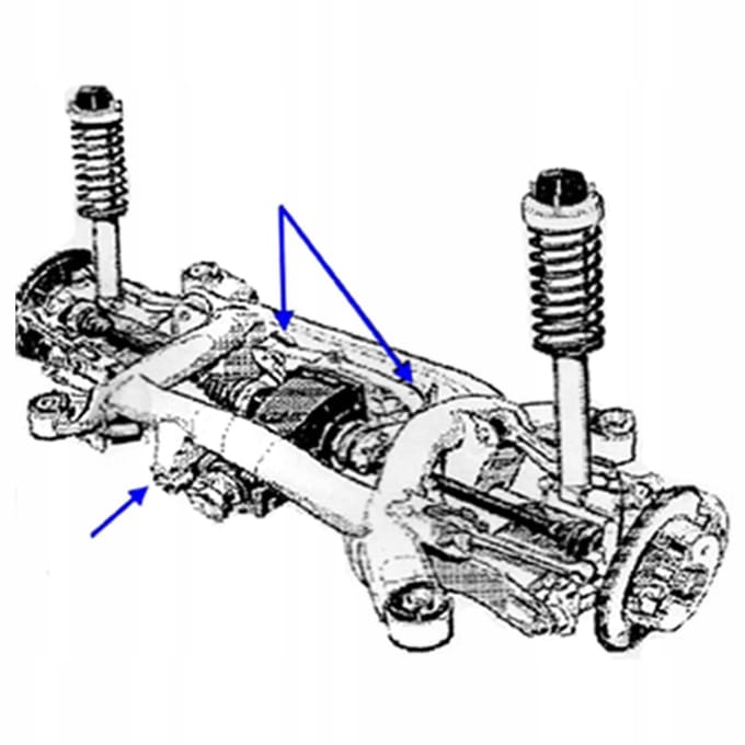 Achterste Draagarmbus Trekker Bmw E39 33 31 1 091 422