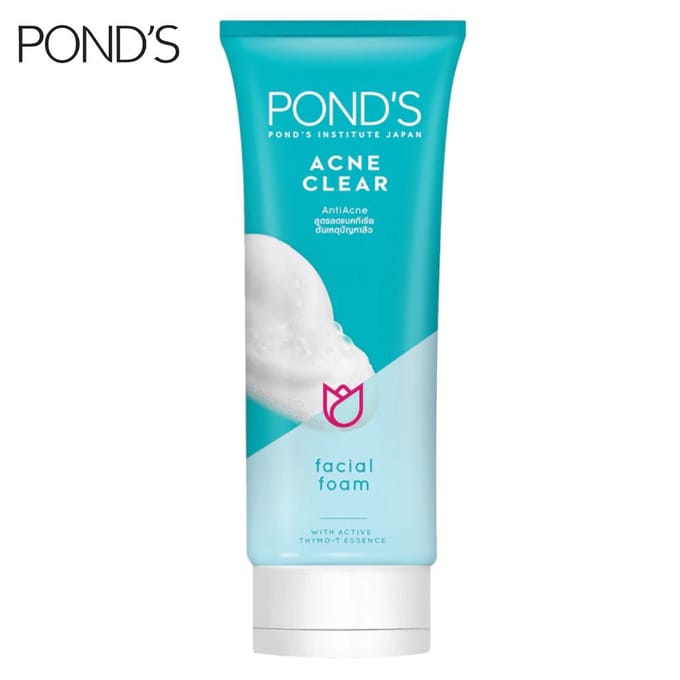 Pond'S Bright Miracle Ultimate Acne Solution THYMO-BHA Gezichtsschuim 90 g. 90 g. gray