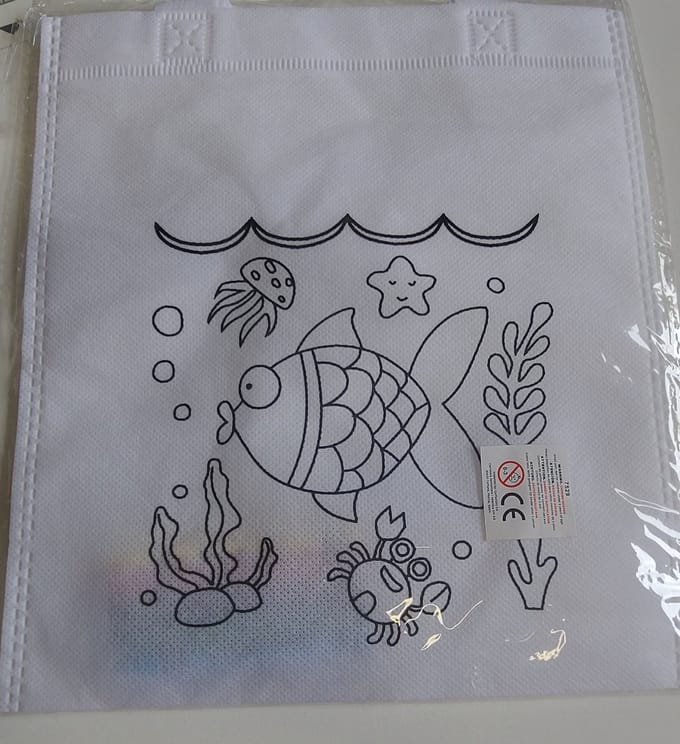 Inkleurbare tasjes - Knutsel & Creatief speelgoed voor Kinderfeestje - 3 stuks
