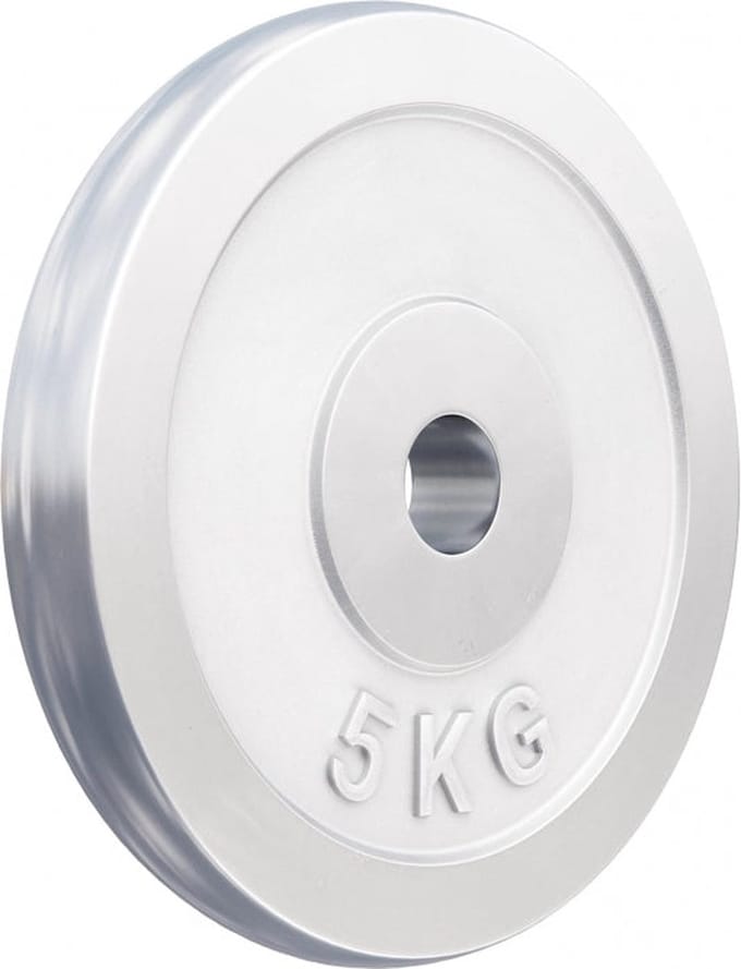 Gorilla Sports Gewichtsschijf - Halterschijf - Chroom - 30 mm - 5 kg