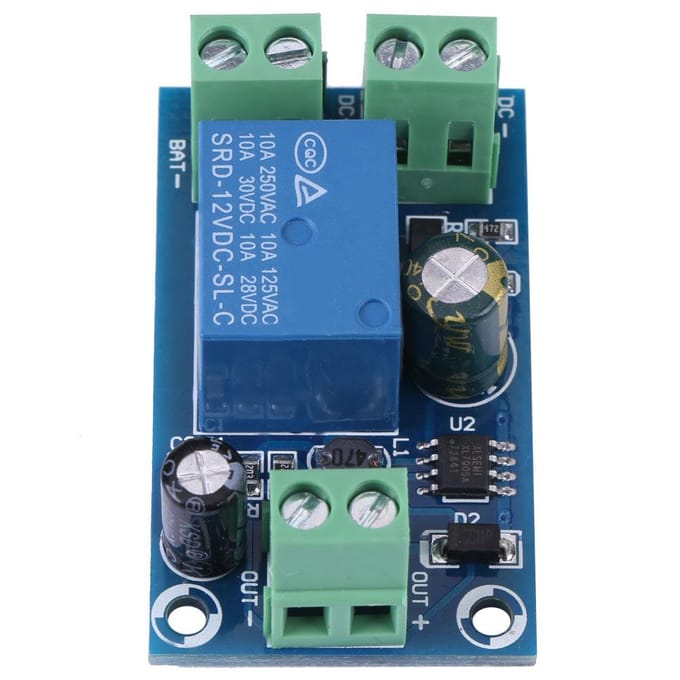 DC 12V 24V 36V 48V 10A Voeding Batterij Controller Nood Automatische Schakelmodule