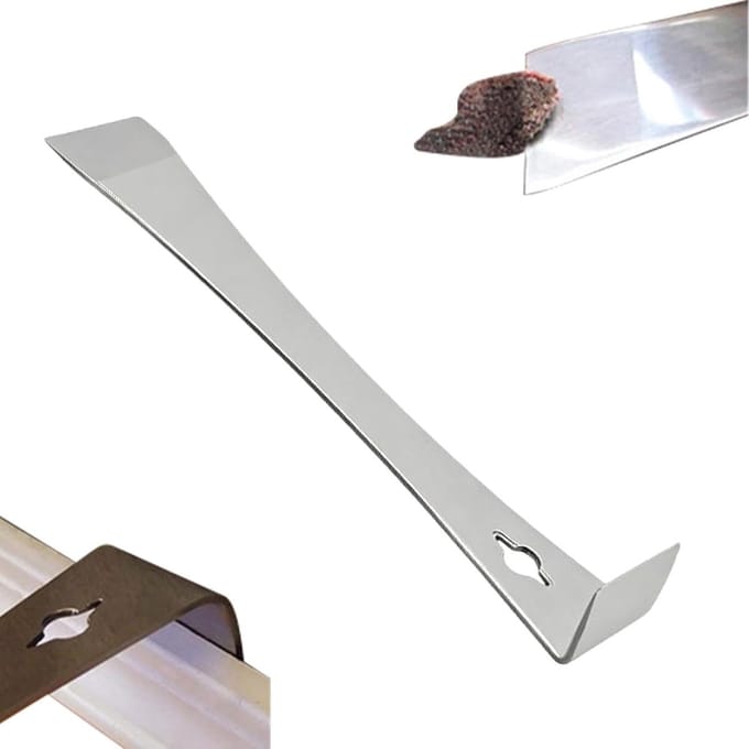 Spijkertrekker Koevoet - Wrikijzer Stickerverwijderaar - Precisie Demontage - Ergonomische Handgreep - 17.8 cm - Niet gespecificeerd