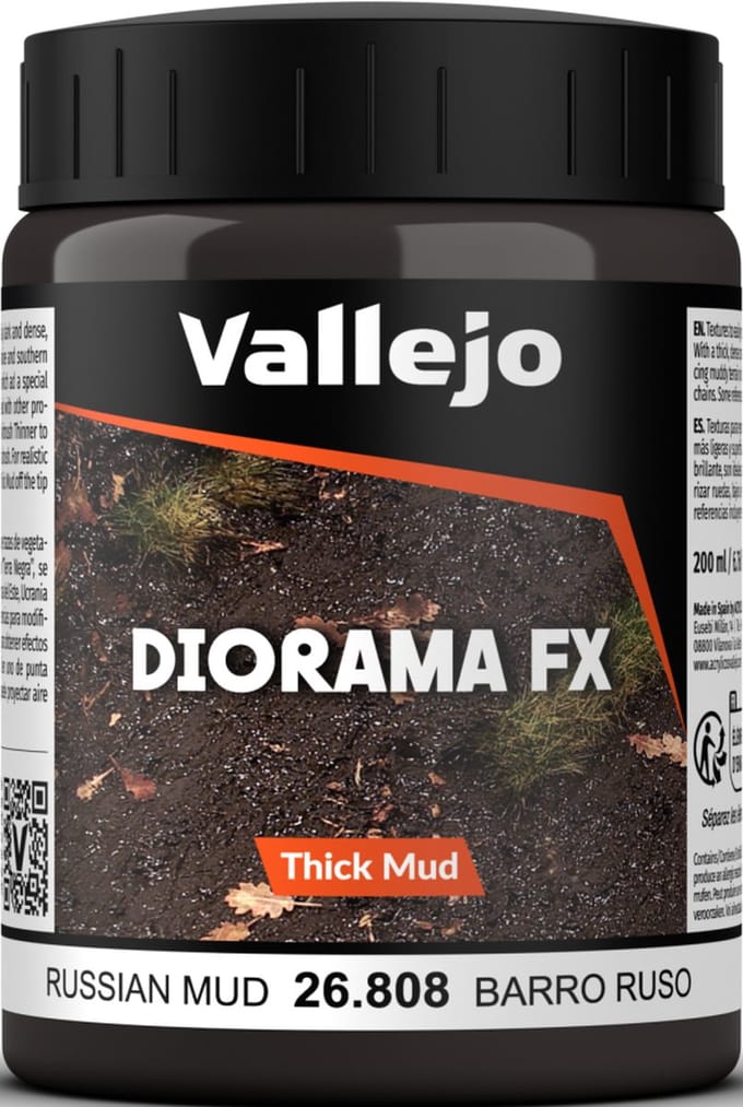 Vallejo val26808 Russian Mud Thick Mud Weathering Effects - 200ml
