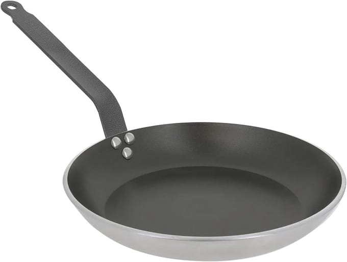 Antiaanbakpan - Koekenpan - Dagelijks Koken - Robuuste Constructie - 20 cm - Zwart