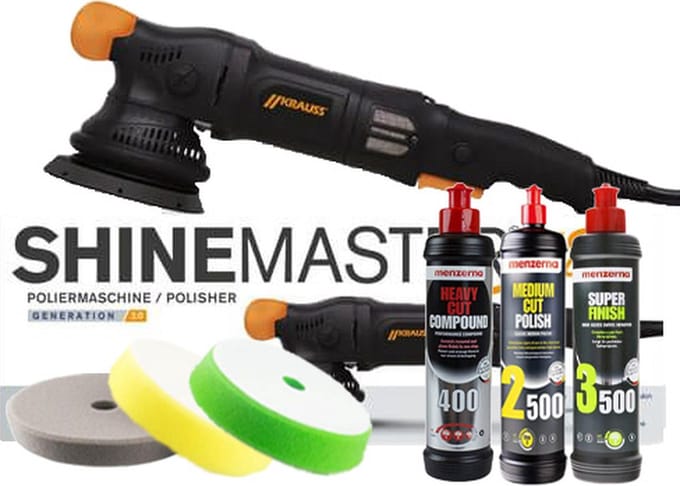 KRAUSS S08 DA POLIJSTMACHINE MENZERNA STANDAARD KIT 7 ITEMS