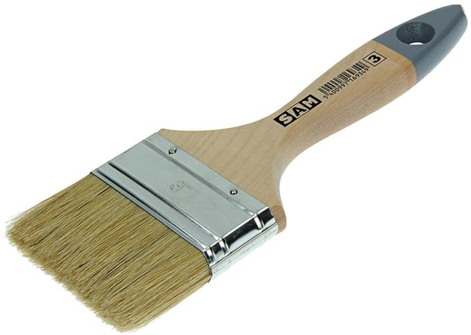Sam Pro Kwast Plat Muur - 3 INCH