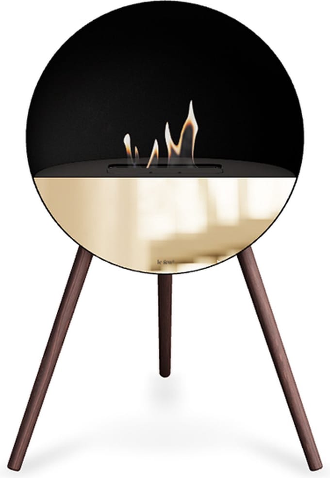 Le Feu Eye - Black/Black/Rose Gold/Smoked - 48cm