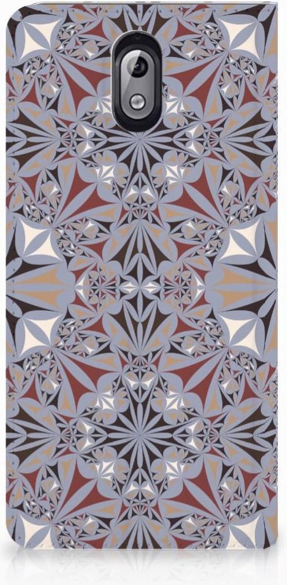 Nokia 3.1 (2018) Standcase Flower Tiles