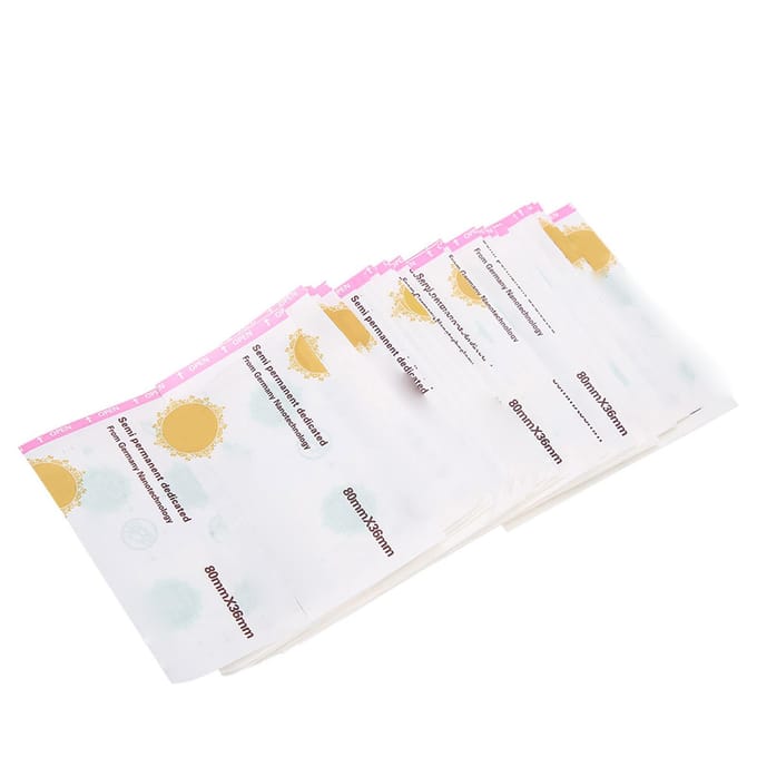 50 stuks Oogbrauw Tattoo Bescherming Waterdicht Tape Oogbrauw Tattoo Nazorg Pasta Tattoo Benodigdheden white