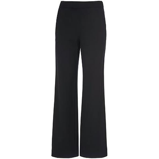 Jersey broek pasvorm Cornelia Van Peter Hahn zwart
