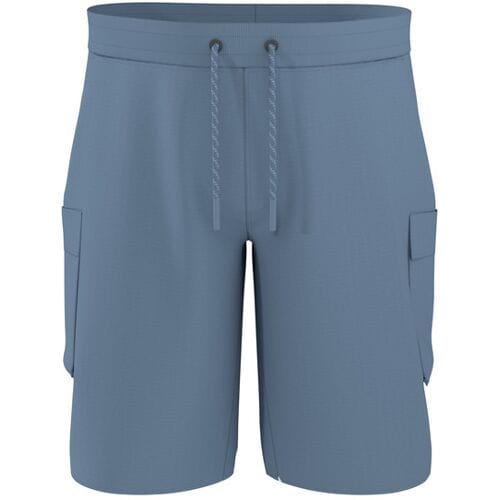 ESMARA MEN Heren sweatshorts - plus size (Blauw, 3XL (64/66))