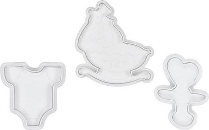 Städter 3x plungercutter uitsteker baby