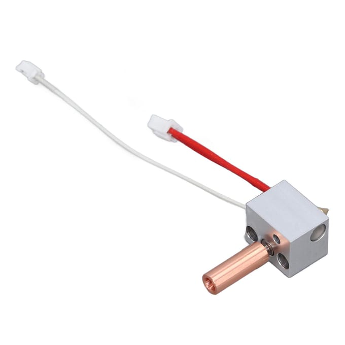 Hotend Verwarmingsblok Kit 3D Printer Extruder Hotend Verwarmingsblok Kit voor ELEGOO Neptune 4 4Pro white