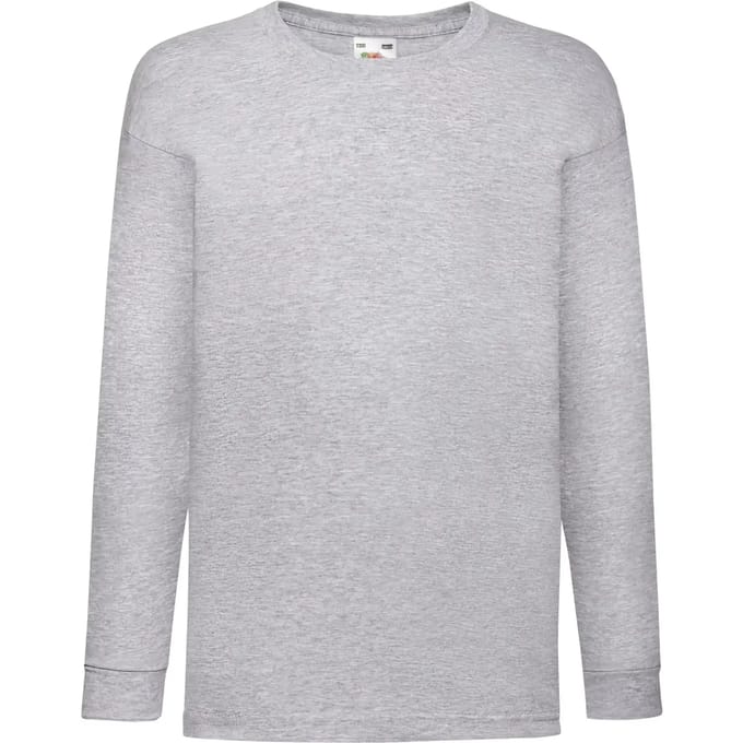 T-shirt met lange mouwen kind Fruit of the Loom