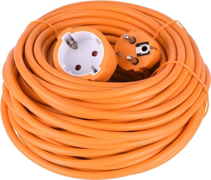 Relectric Verlengsnoer - 20 meter - 2200 Watt - Randaarde - RELEC492213