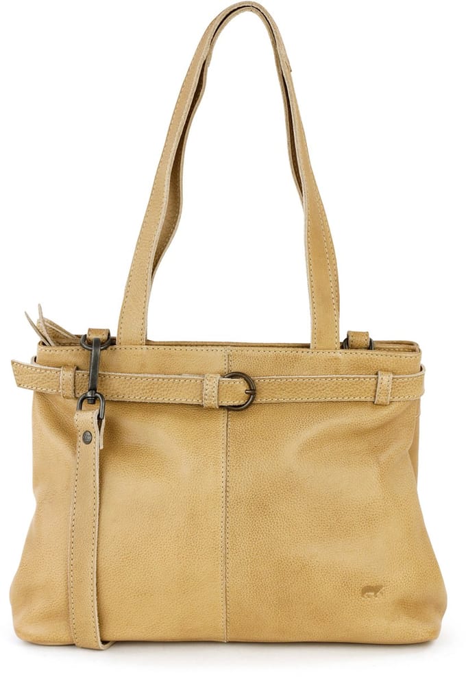 Bear Design Evi Leren Handtas - Schoudertas - Shopper - Baltic Beige