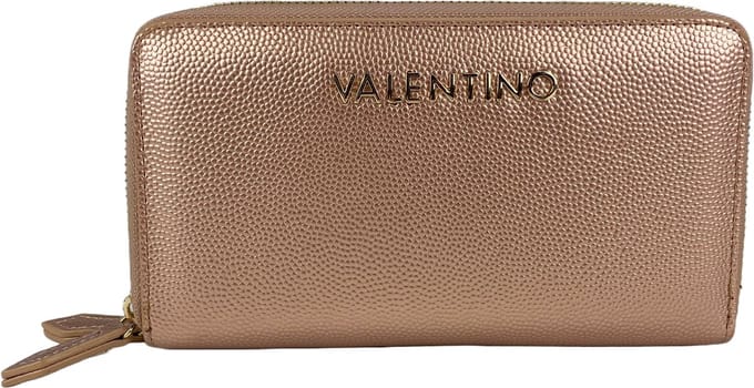 VALENTINO Portemonnee Divina Zip Around Wallet Oro Rosa Roségoudkleurig