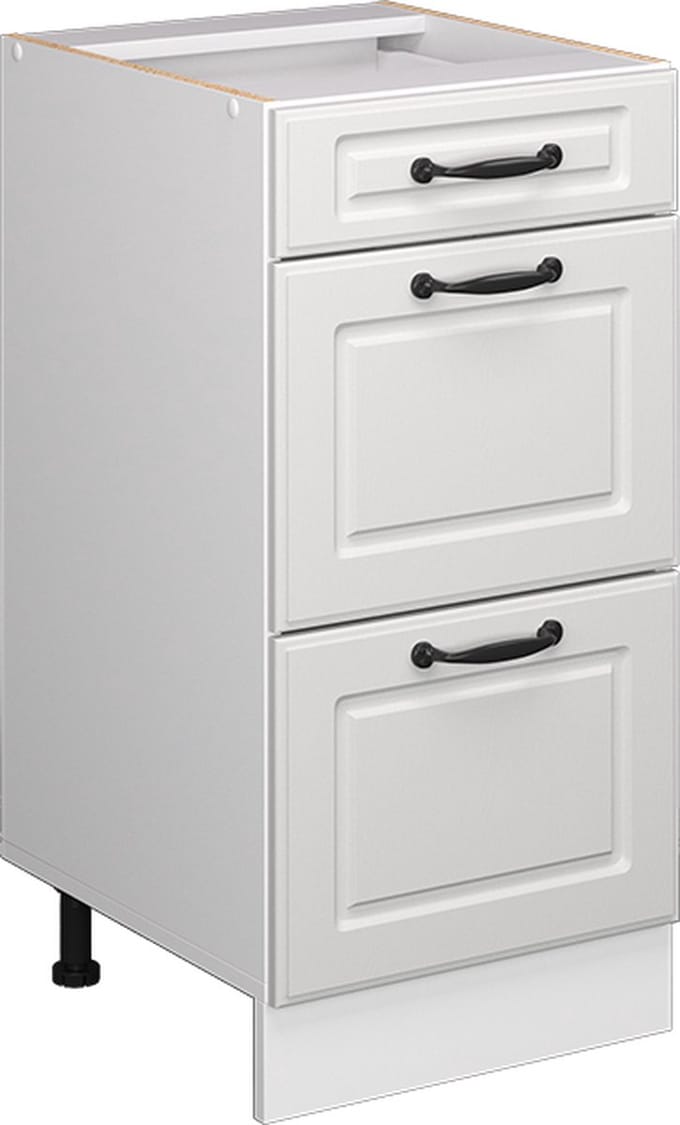 Vicco R-Line Keukenonderkast – 40 cm WB Marmer Wit Landhuis
