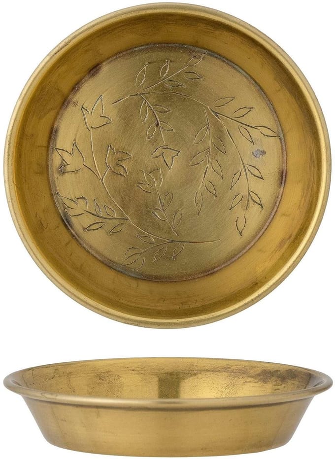 Bloomingville Schaal metaal messing Kry 10cm