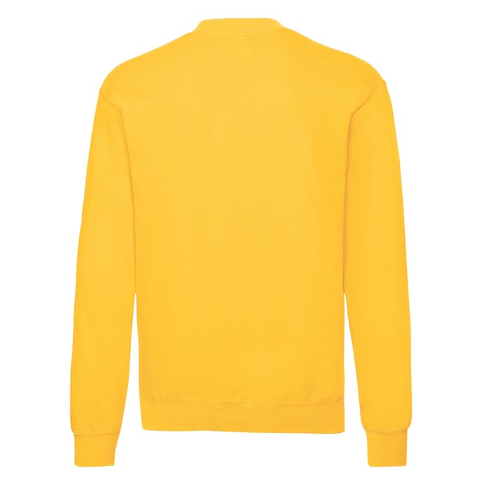 Fruit Of The Loom Heren Klassieke Drop Schouder Sweatshirt (Zonnebloem)