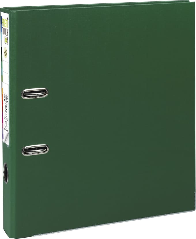 Exacompta 10x Prem'Touch® PP Ordner met hefboom - Rug 50mm - A4 maxi - Donkergroen - 53153E