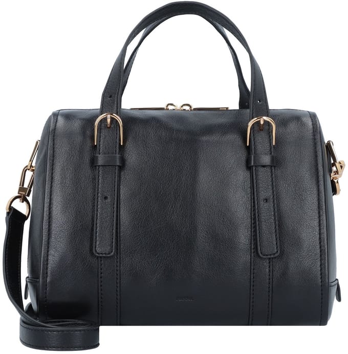 FOSSIL Schoudertas Handtas Carlie Satchel Black Zwart