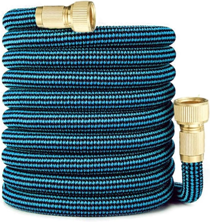 Uitbreidbare tuinslang - Flexibele waterslang - Tuin sproeien - Verstelbare sproeikop - 45 meter - Groen
