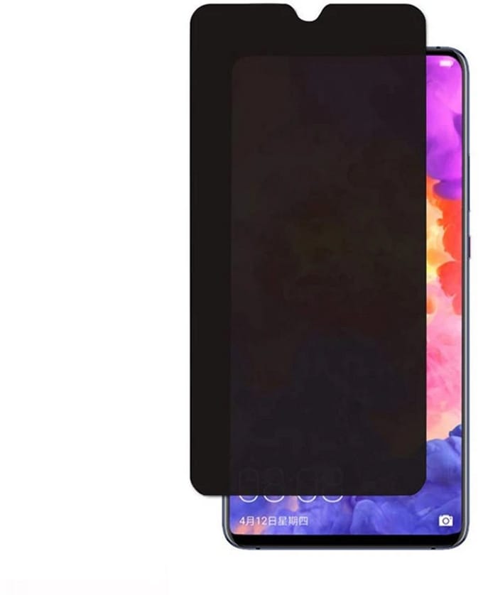 DrPhone LG G8S Privacy Tempered Glass Screenprotector - Anti-Spy Glas - Glazen Screenprotector