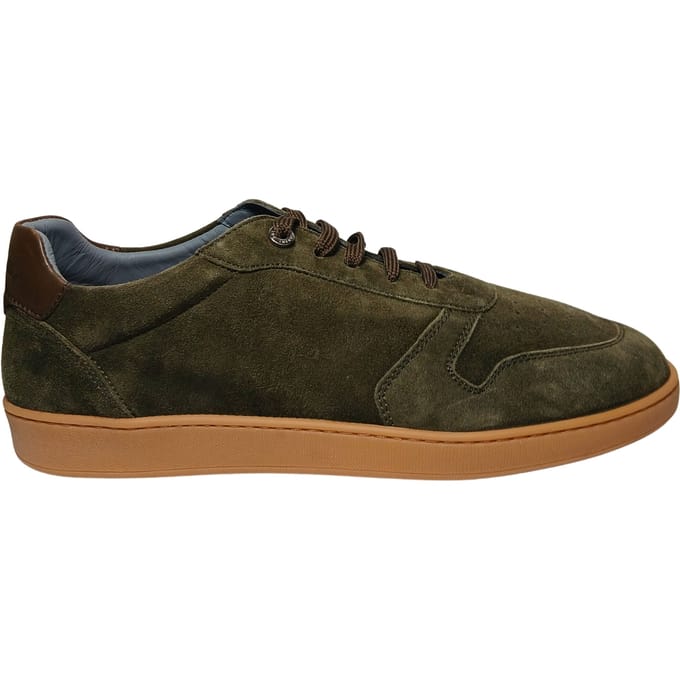 pb15053G9ecam203 Pollini Men Suede Green