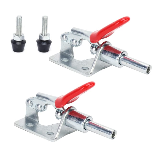 2 Set Duw Trek Knevelklem Snelle Positionering Handgereedschap Woondecoratie Accessoires