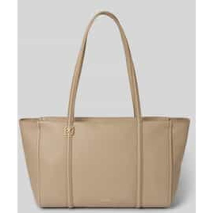 Calvin Klein Emblem Pebb - Shopper (desert taupe)