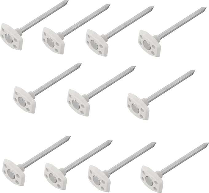 ProPlus Metalen grondzeilpennen - Veiligheidsontwerp - Ø6 mm - 10 cm - Set van 10