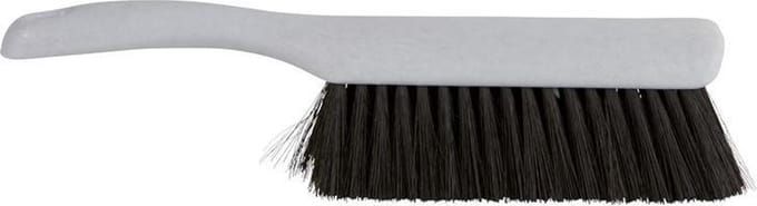 Luva handstoffer schoonmaak zwart haar kunststof 30cm wit.