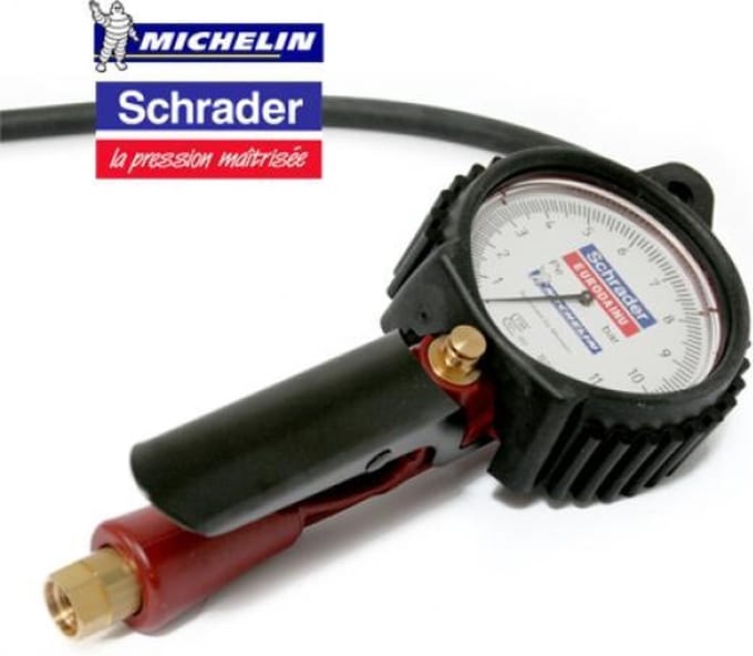Schrader Eurodainu professionele bandenvulmeter 0,7 - 11 bar