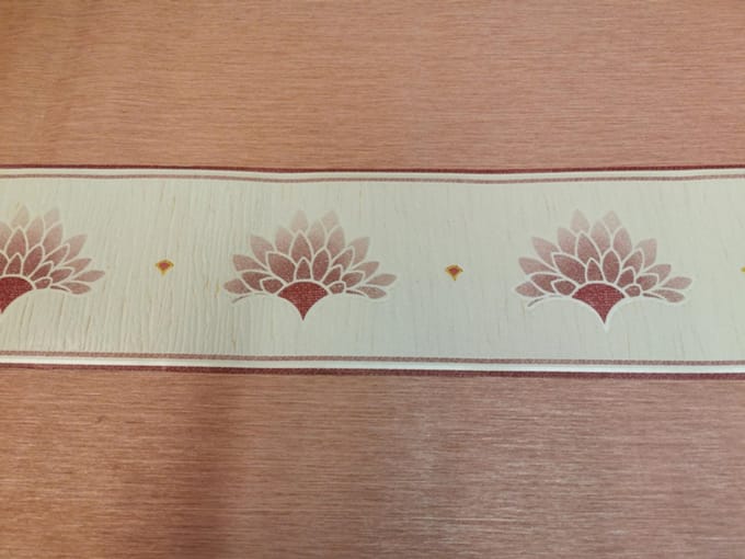 BEHANGRAND BLADEREN CREME ROOD RASCH 561630