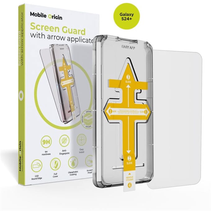 Mobile Origin Screen Guard with arrow applicator - Samsung Galaxy S24+