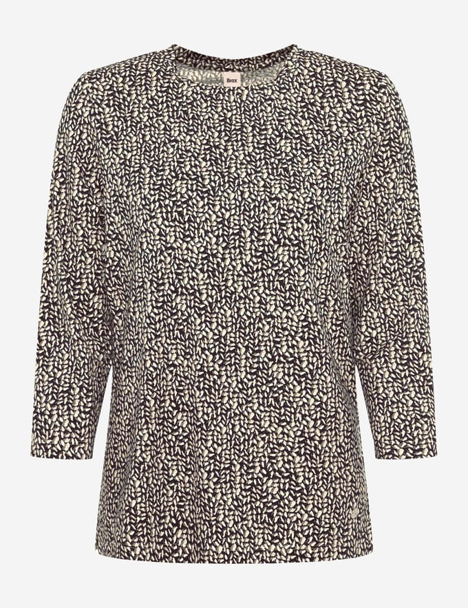 Brax Dames Shirt  Style CARINA M warm greige, lichtbruin, maat 38