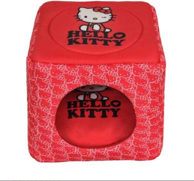 Hello Kitty Kubus Kattenhuis En Bed Met 2 Functies