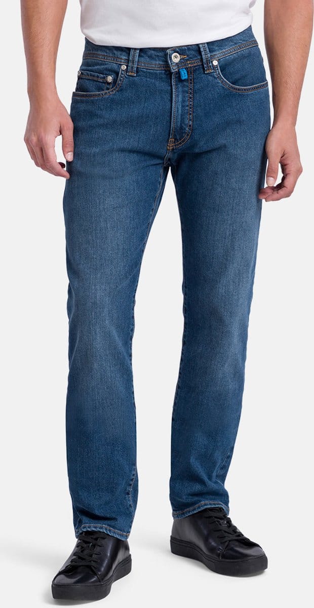 Pierre Cardin Jeans Lyon Tapered Future Flex Blauw Stonewash