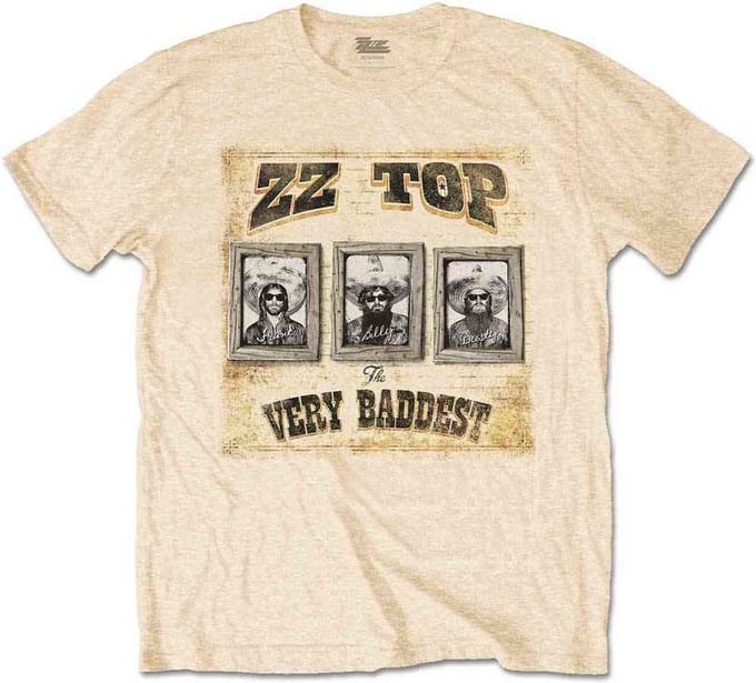ZZ Top - Very Baddest Heren T-shirt - S - Geel